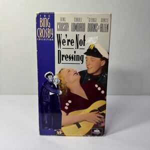We're‎ Not Dressing (1931) VHS 1994 Bing Crosby Carole Lombard MCA Universal VTG